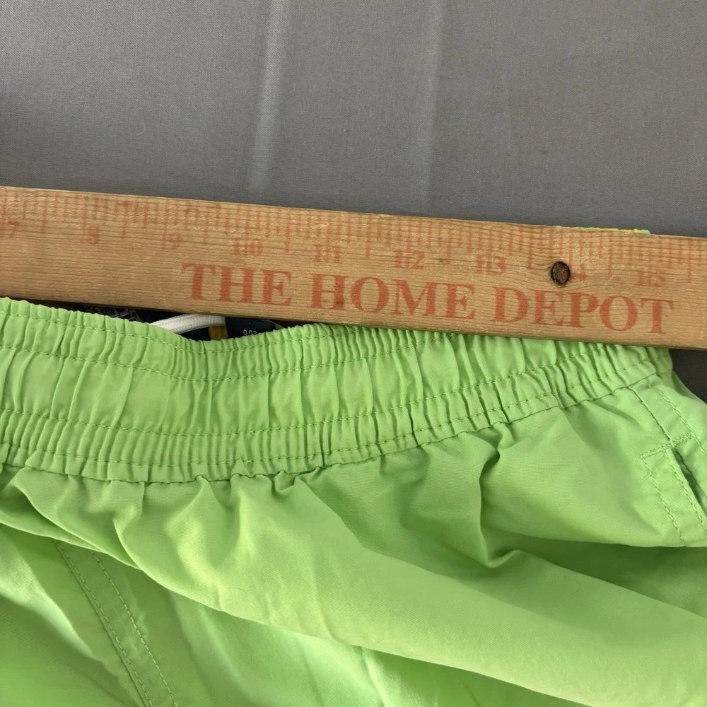 Vintage Lot Of 2 Polo Ralph Lauren Stadium Swim Trunk Shorts Mens L Green Orange
